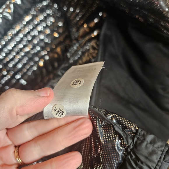 Columbia Omni Heat Powder Lite Mid Puffer Jacket Hooded Zip Front Black 2X - Picture 9 of 12